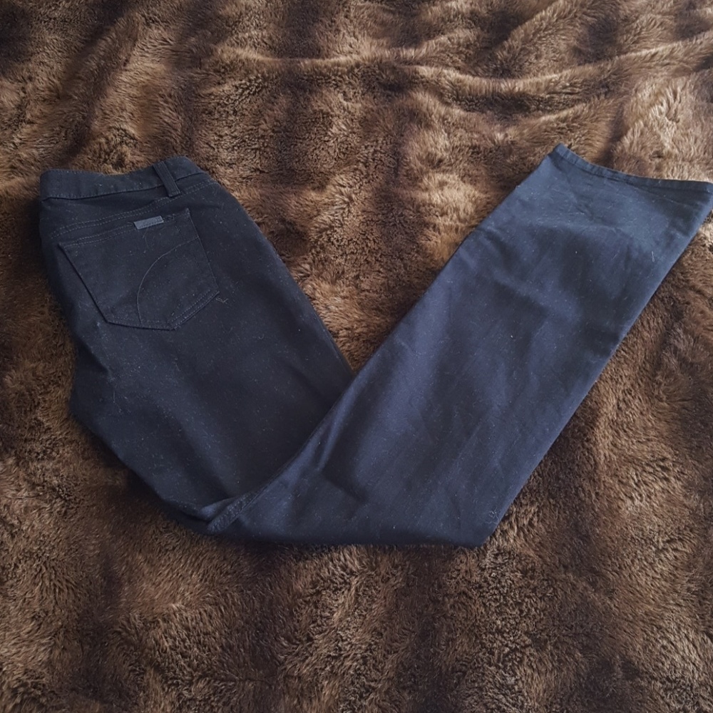 Joe's Black Curvy Bootcut Black Jeans Sz 27